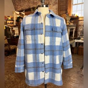 J Crew Factory Shacket NWT Shirt Jacket Plaid